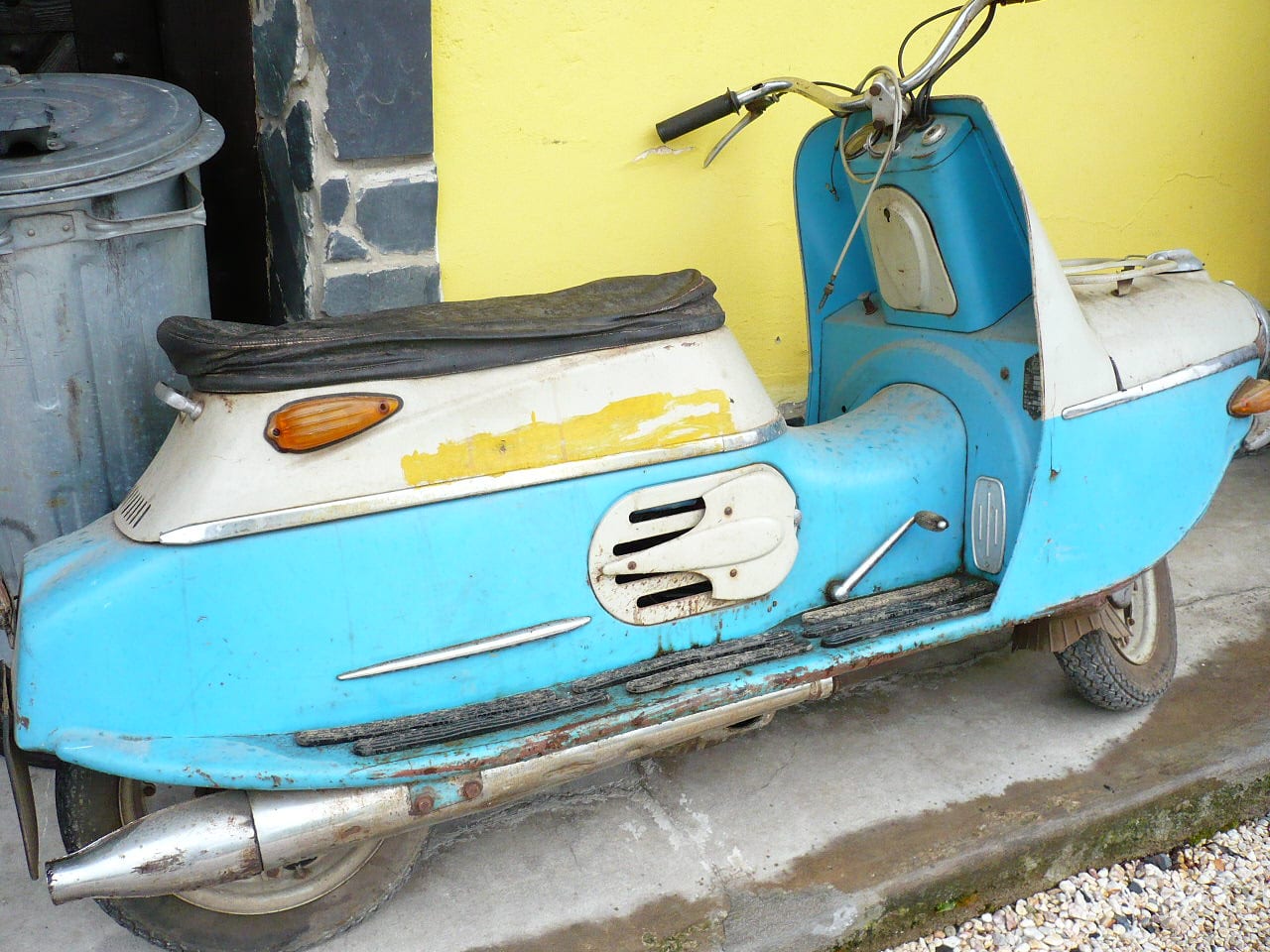 Čz 175 Skúter Veterán Motocykel, Nálezový stav,  Platné Slovenské doklady
