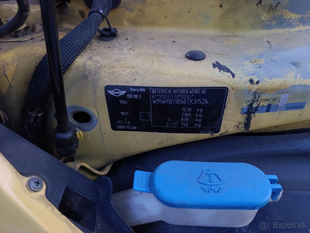 MINI One D 1.4 Diesel 55kW/75PS Klimatizácia