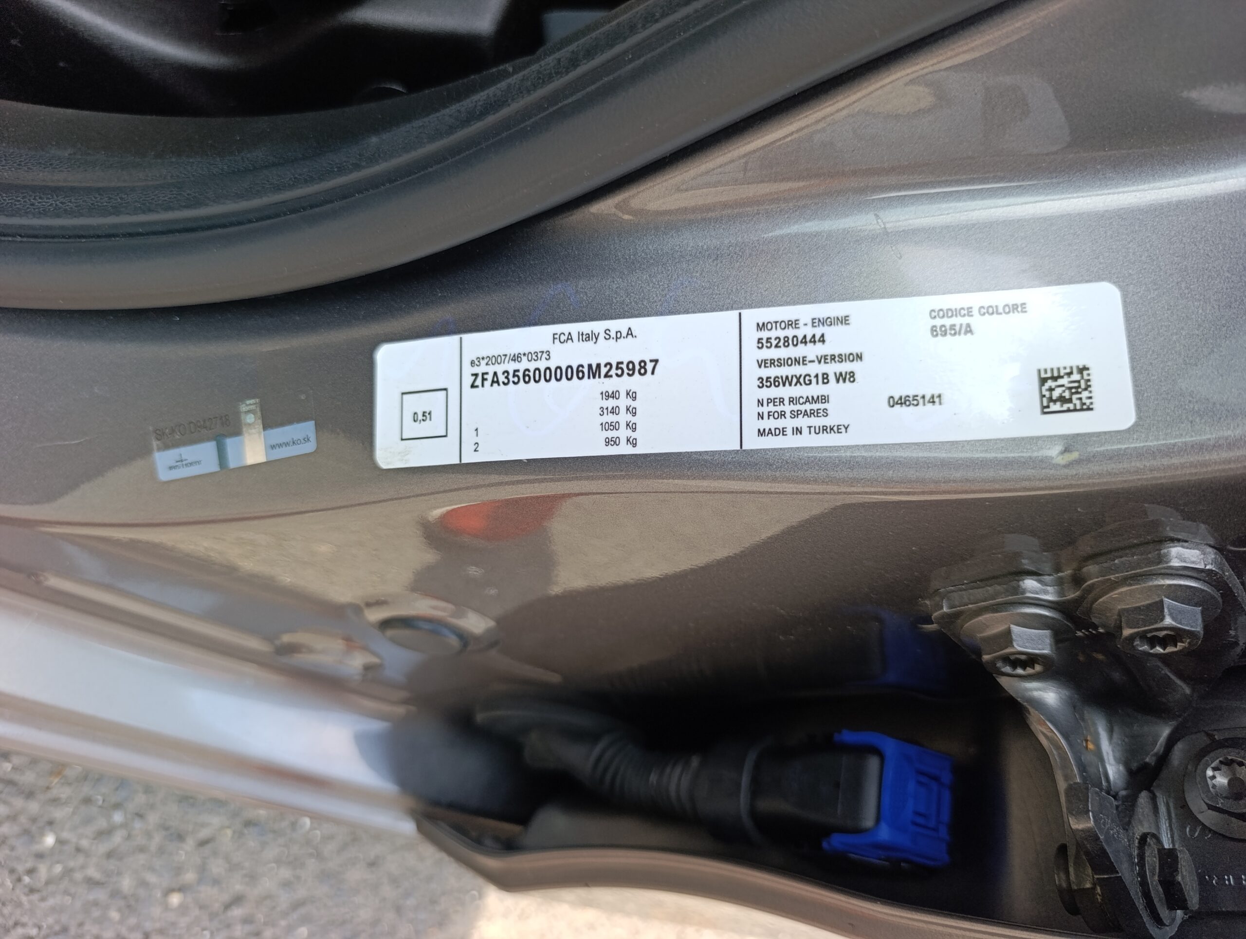 Fiat Tipo SW 1.6JTD, 88kW/120PS, rok výroby 2018