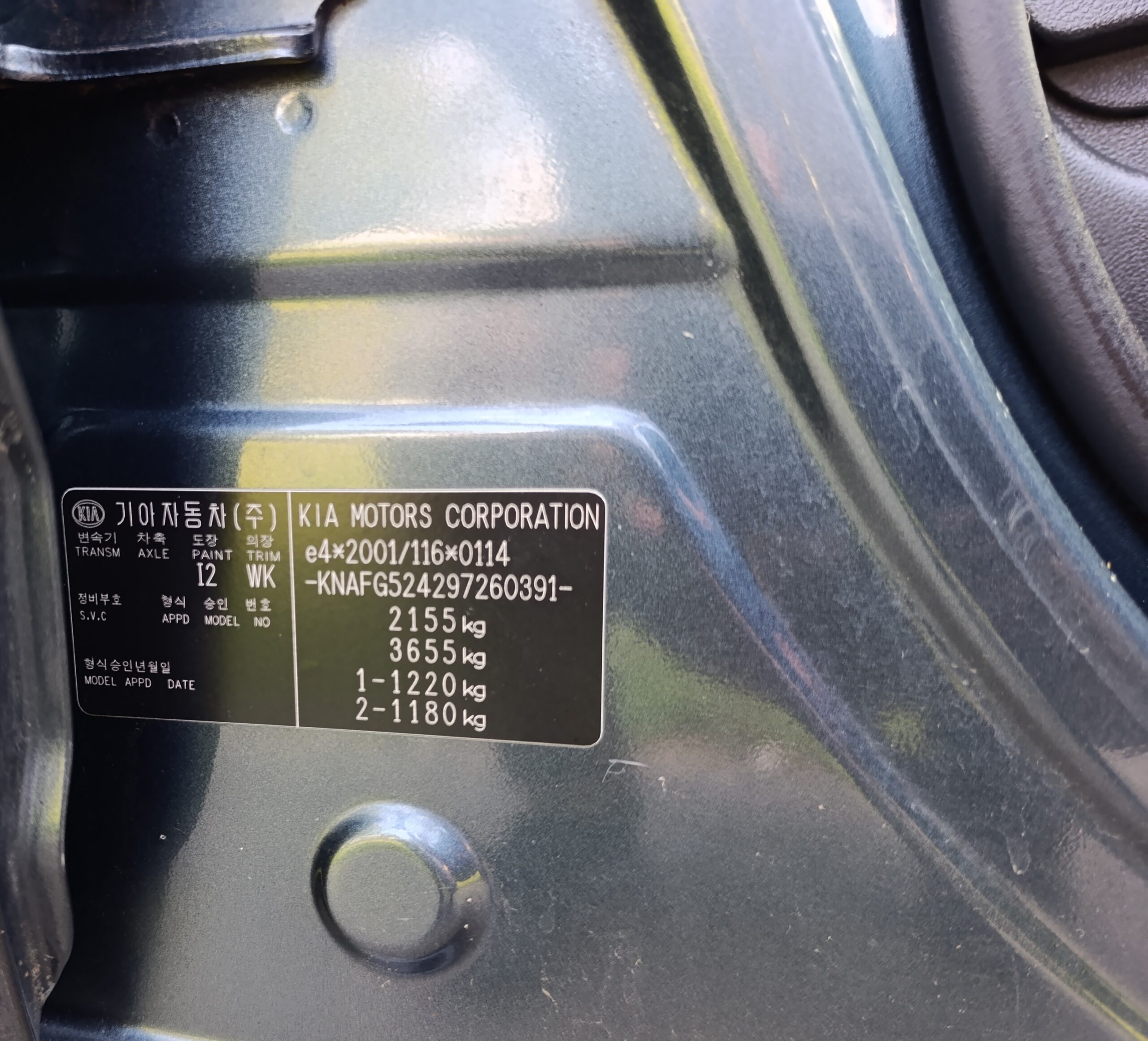 KIA Carens 2.0CRDI 1. Majiteľ